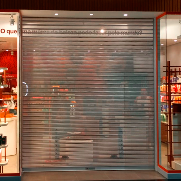 Porta automática de enrolar lucro