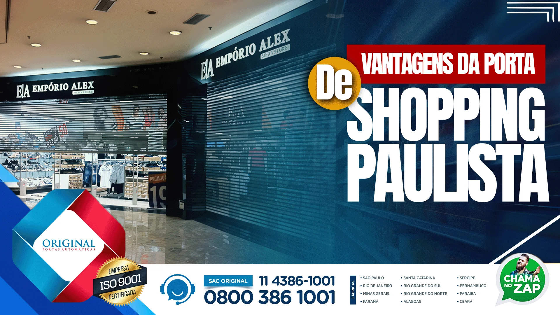 porta de shopping Paulista