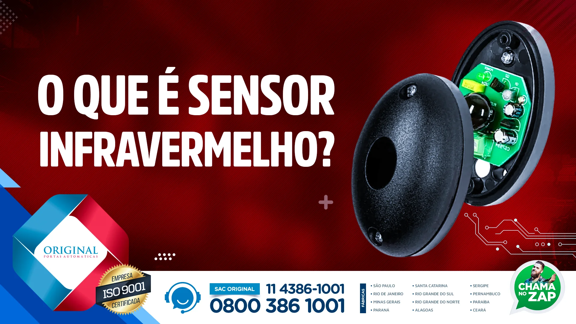 sensor infravermelho