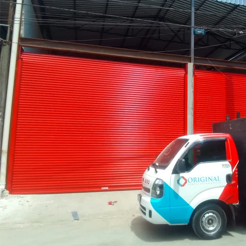 Porta de enrolar para garagem