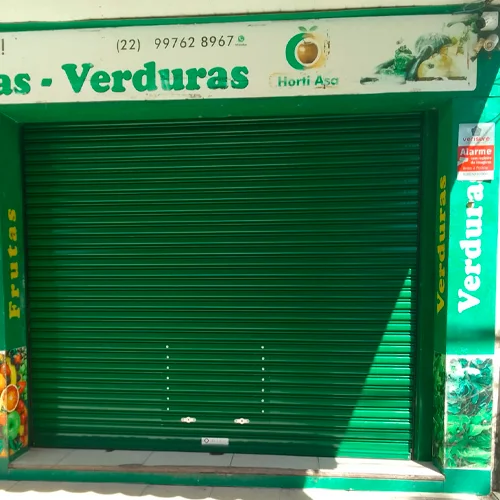 Porta de enrolar para garagem